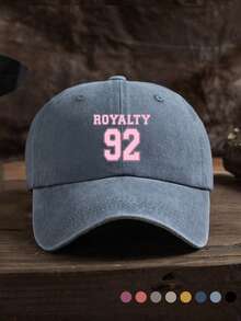 1pc Men's 1975 Graphic Outdoor Sports Casual Distressed Adjustable Baseball Cap, Suitable For Daily Wear - Washed Baseball Cap - View 9