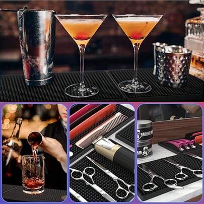 Thảm lót quầy bar PVC, thảm lót bàn ăn, thảm lọc, thảm thoát nước quầy bar, thảm cắt cao su chống thấm nước, thảm thoát nước bàn cà phê hình chữ nhật, thảm thoát nước bồn rửa nhà bếp, thảm chống trượt nhà bếp. Thích hợp cho mép bồn rửa, tự nhiên và hợp vệ sinh, cần thiết cho trang trí nhà cửa và nhà bếp, cũng là một phần trang trí ấm cúng cho mùa thu đông và Giáng sinh.