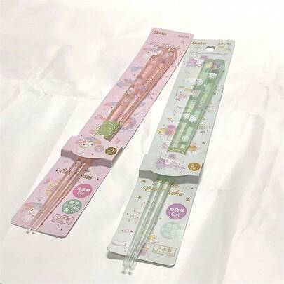  Sanrio 1/2/Double Melody Cinnamon Roll Acrylic Chopsticks, Big Eared Dog Melody Cute Cartoon Chopsticks, Couple Chopsticks, Transparent Portable Chopsticks, Gifts, Chopsticks, Chinese Wedding Chopstick Gift Set, Boxed Chopsticks, Chopstick Assistant, Foldable Chopsticks, Travel Chopsticks, Couple Gifts, Sanrio Design