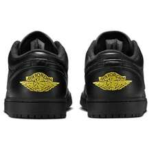 Nike Air Jordan 1 Low 'Men's Patent Varsity Red Black Jordans For Men HV4089-006 | Low-Top Versatility, Everyday Wearable - 黑色 - 查看 3