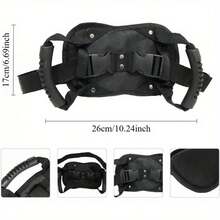 1 tay nắm sau yên xe máy đa năng, dây đai an toàn yên sau xe máy có thể điều chỉnh và gia cố, tay nắm thoải mái cho người ngồi sau trên xe máy, xe tay ga, xe ATV, xe trượt tuyết. - A - Xem 7