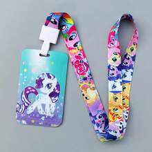 MY LITTLE PONY 1 chiếc dây đeo thẻ PVC, thích hợp cho thẻ nhân viên, thẻ sinh viên, thẻ đi lại, thẻ ăn, thẻ tên, thẻ hành lý, dây đeo thẻ may sẵn. - Nhiều màu - Xem 12