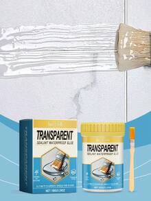 JUE FISH 150克透明防水密封胶,隐形防水防漏耐用透明密封胶,适用于厨房水槽、浴室、卫生间瓷砖缝隙、墙面裂缝、窗台漏水修补。 - A - 查看 3
