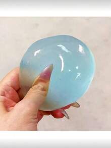 1个蓝色/粉色椰子油慢回弹减压球，缓解焦虑玩具，适合课堂奖励、派对礼品。圆形麦芽减压挤压玩具，最佳办公桌减压工具，适合作为节日礼物。 - 多色 - 查看 10