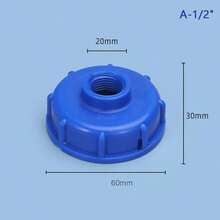 Bộ chuyển đổi ren trong 1/2 inch, 3/4 inch, 1 inch cho bồn chứa IBC, phụ kiện van kết nối vòi S60, dụng cụ thay thế kết nối tưới tiêu làm vườn - Nhiều màu - Xem 11