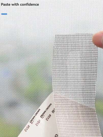 Cuttable Strong Self-Adhesive Mesh Window Repair Tape, Suitable For Doors And Windows