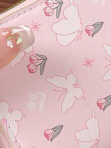Butterfly Short Compact Wallet, Tri-Fold Purse, Niche Butterfly Element Coin Pouch, Multi-Function Card Holder - Multicolor - View 4