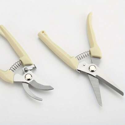 Garden Scissor Set - Perfect For Trimming, Pruning, And Cutting Branches And Flowers, Gardening Pruning Shears, Plant Garden Clips, Bonsai, And Fruit Picking