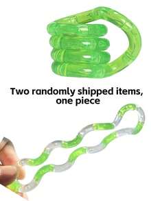 1pc Tango Twist Music Stress Relief Tool, Finger Relaxation & Focus Training, ADHD Stress Relief, Best Birthday/Daily Gift, Desktop Stress Relief Toy For Men & Women, Valentine's Day, Party Favor, Fun - 透明綠色 - 查看 13