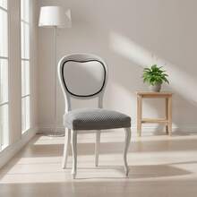 Kiva 2 Universal And Versatile Chair Covers, Various Colors Available – Easy-To-Fit Protective Chair Cover For Backrest, Seat And Arms - 深灰色 - 查看 2