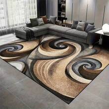 Abstract Spiral Design Washable Rugs Area Rugs For Living Room Doormat Bathmat Room Decoration Rugs For Bedroom Large Carpets Ultra Soft Dining Room Rug Low Pile Rug For Home Office Decor Kitchen Rugs For Entryway Bathroom - A - View 15