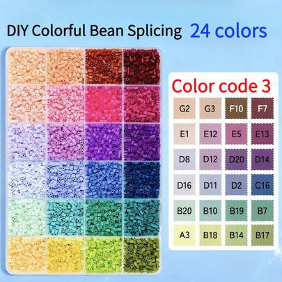 12000 hạt cườm nhỏ 2.6mm/0.1in, hình móng ngựa nhiều màu sắc - Hoàn hảo để tự làm đồ trang sức, tết tóc, làm vòng cổ, bông tai và trang trí - Hạt cườm nhựa đục lỗ, thích hợp cho các sản phẩm thương mại nhỏ và đồ thủ công sáng tạo.