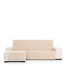 Kiva Housse extra large pour méridienne gauche, disponible en plusieurs couleurs - Housse facile à installer avec sangles élastiques, compatible avec les méridiennes gauche et droite - Ocre Aqua - Voir 3