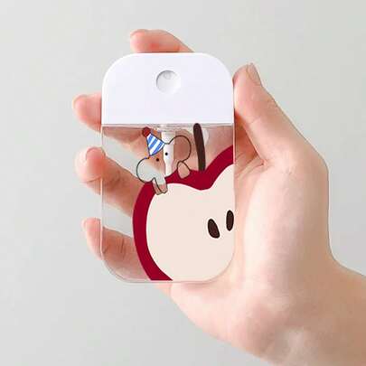 1pc New Creative Half-Apple Elephant Design Minimalist Cute Niche Travel Nano Spray Bottle, Lightweight Space-Saving Storage Bottle, Refillable Perfume Bottle, Convenient To Carry, Minimalist Versatile High-End Niche, Suitable As Gift For Girlfriend, Bestie, Summer, Couples