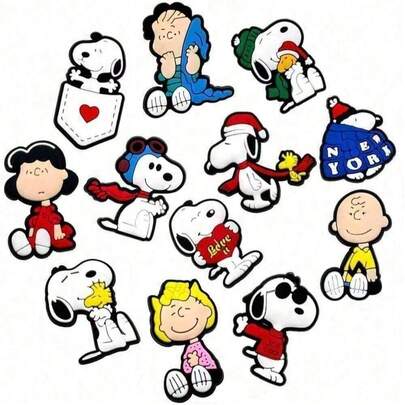 SNOOPY 1 Set/200 Sheets Hot Series Sticky Notes, Exquisite Appearance, Cute Thick Brick-Shaped Sticky Notes, Student Notebook, Note Message, Random Style, Christmas Gift, Christmas Stocking Stuffer, Christmas Gift, Christmas Decoration