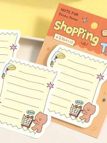 1 Gói Giấy Ghi Chú Học Sinh Dễ Thương & Tươi Mới, Thích Hợp Làm Quà Tặng, Văn Phòng, Nhà Cửa, Đánh Dấu, Nhãn Dán, Lớp Học, Đồ Chơi Giải Trí, Sổ Kế Hoạch Học Sinh, Nhãn Dán Trang Trí Phong Cách Cổ Điển Sáng Tạo - nhiều màu - Xem 5