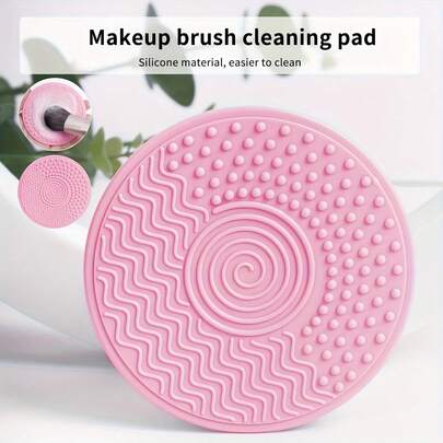 Thảm làm sạch cọ trang điểm bằng silicon: Một dụng cụ được thiết kế đặc biệt để rửa cọ trang điểm. Vật dụng thiết yếu hàng ngày này có thể giúp bạn tạo nên vẻ ngoài trang điểm hoàn hảo, và rất tiện lợi khi sử dụng tại nhà hoặc khi đi du lịch, trở thành một lựa chọn quà tặng lý tưởng cho bất kỳ người phụ nữ nào!