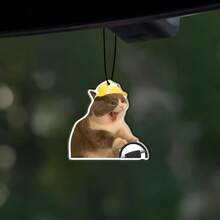 1/3 buah Pengharum Ruangan Mobil Bertema Mengemudi dengan Helm | Aroma Alami, Dekoratif untuk Kaca Spion, Hiasan Interior Mobil, Hadiah Natal - teh beraroma - View 8
