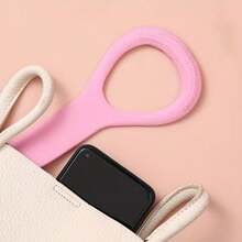 1条8字形瑜伽阻力带 - 弹性健身拉伸带，适用于背部拉伸、塑形和力量训练，采用耐用TPE材质，阻力训练 | 多功能锻炼 | 符合人体工程学设计，胸部扩张阻力带，女性背部健身，可堆叠收纳，泡沫手柄设计，适合初学者进行腹部、腰部、手臂、腿部拉伸、瑜伽、普拉提健身训练 - 粉色 - 查看 3