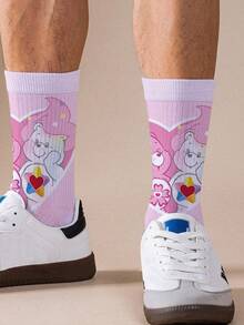 1 Đôi tất nữ Care Bears in hình cá nhân hóa, in kỹ thuật số 360 độ với các họa tiết thú vị như Gấu Cổ Vũ, Gấu Ước Nguyện, Gấu Trái Tim, Gấu Thiên Thần, Gấu Cáu Kỉnh và nhiều hình khác, phong cách tối giản thời trang, phù hợp để mang hàng ngày và làm quà tặng tốt nghiệp/sinh nhật. - Nhiều màu - Xem 3