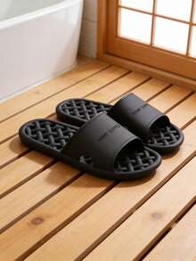 Hollow Bathroom Slippers, Non-Slip Shower Sandals, Soft Bottom Versatile Indoor Home Couple Slippers - Slippers - View 17