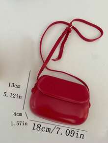 Ví đựng tiền xu mini đa năng dạng đứng, túi hộp tối giản. - Đỏ - Xem 5