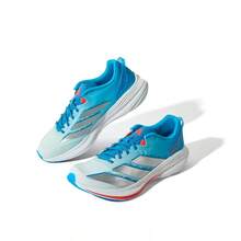 Adidas Giày chạy bộ thi đấu và kiểm tra thể lực dòng Yingfeng mới, giày thể thao chạy bộ thường ngày đa năng dành cho cả nam và nữ. - Xanh lam/Xám bạc - Xem 4