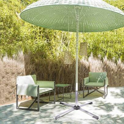 1pc Foldable Portable Umbrella Base Adjustable Beach Anchor Outdoor Sunshade Stand Terrace Umbrella Base