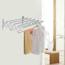 SENDERPICK Telescopic Clothes Drying Racks - domyślny - Zobacz 6