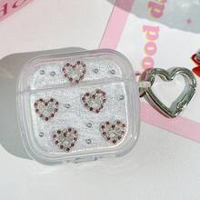 这款时尚的苹果耳机保护套饰有独特的粉色3D心形蝴蝶结和心形吊坠。它防震、保护耳机、防尘，时尚美观，适合青少年和年轻人使用。既可日常使用，也可作为礼物赠送。 - 彩色 - 查看 6