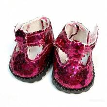 10-17cm Plush Doll Accessories - Canvas Shoes Series, Clothes Compatible With LABUBU Generation 1-3 Dolls, Suitable For LABUBU Doll Party & Gathering (Shoes Only) - Glossy Finish - View 5
