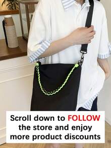 Bolso de hombro de gran capacidad, de moda y sencillo, diseño exclusivo, bolso cruzado personalizado para uso diario, bolso cubo casual y retro, adecuado para compras, ir al trabajo, salidas diarias y fiestas - Ver 2