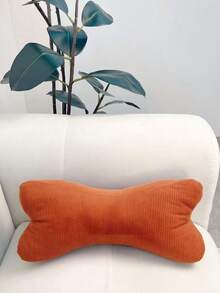 1个骨形腰枕，办公腰部支撑垫，午睡/阅读膝枕，三角形靠垫 - 黃色 - 查看 11