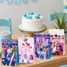 12 túi quà tặng theo chủ đề nhóm nhạc nữ phù thủy K-Pop, túi đựng kẹo hoạt hình kèm sticker, kiểu dáng ngẫu nhiên, thích hợp cho tiệc sinh nhật. - Nhiều màu - Xem 1