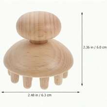 Dụng cụ massage cạo ngón tay bằng gỗ - Giúp giảm cellulite, dẫn lưu bạch huyết, định hình cơ thể và thư giãn đầu, massage thủ công bằng gỗ, thích hợp cho chăm sóc cá nhân/gia đình, quà tặng bất ngờ sinh nhật/kỷ niệm. - Màu be - Xem 12
