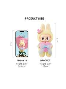 POP MART LABUBU 毛绒玩具，一款手捧爱心的可爱毛绒玩具，非常适合作为桌面装饰或生日礼物。 - 黃色 - 查看 3