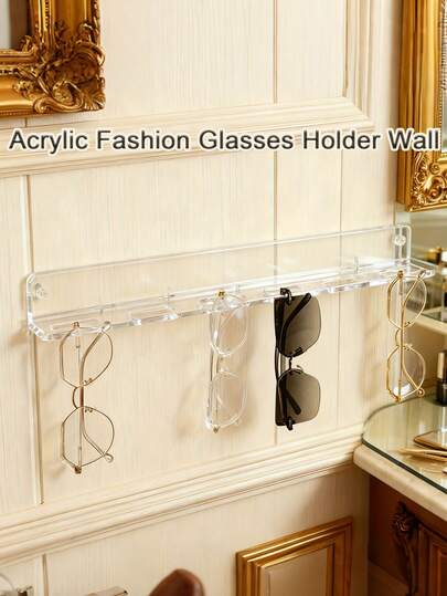 Giá treo kính thời trang bằng acrylic gắn tường, giá trưng bày kính thời trang bằng acrylic, giá đựng kính thời trang kiểu treo không cần khoan, giá trưng bày kính gắn tường, giá kính dán tường không cần đinh, món quà hoàn hảo cho đồng nghiệp, bạn bè và gia đình.