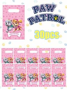 Paw Patrol 汪汪隊 10/20/30入主題塑膠糖果禮物袋，適合生日派對伴手禮、裝飾、驚喜禮物，可愛創意卡通禮物包裝盒，完美派對裝飾驚喜禮物 - 汪回禮袋 - 查看 17