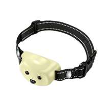 Lightweight Anti-Barking Dog Collar, Multi-Mode Adjustable Training Collar With 8 Sensitivity Levels & 3 Training Modes (Sound / Vibration / Shock), 1‑5 Levels For Vibration & Shock, Effective Anti-Barking Device For Dogs. - Collar Anti-barking Device - ZX13 - Electric Shock Version - Yellow - View 5