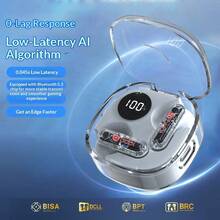ASUS MS Bluetooth Earphones Spatial Surround Sound Noise Reduction Sports Earbuds Low Latency Gaming Earpod Long Standby with Digital Display Battery Level Original ASUS Adol MS Bluetooth Wireless Headphone - 查看 6