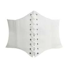 1pc Round Buckle Waist Belt, Suitable For Party, Holiday, And Everyday Use - Black - View 16