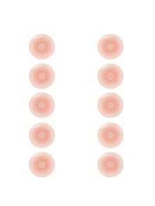12片装可重复使用隐形乳贴，无缝防滑，适合各种场合 - 彩色 - 查看 12