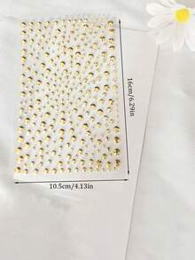 2Pcs Shimmering Gold Face Stickers Y2K Style Round Rhinestone Face Gems For Face, Hair,Body - Party Makeup Music Festival Costume Stickers - Multicolor - View 3