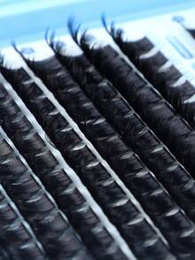 480/440/200PCS Lash Clusters DIY Lash Extension Kit Fluffy Wispy Dramatic Volume Beginner Friendly At Home Salon Look With Bond & Seal Kit Fluffy - Multicolor - View 6