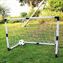 1 Set Portable Detachable Soccer Set, Includes Soccer Ball And Pump, Soccer Goal, Easy To Carry And Quick Installation, Goal Practice Prop, Indoor And Outdoor Sports Game, Soccer Accessories, Sports Accessories - Multicolor - View 7