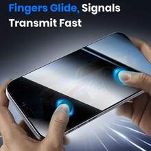 ZYSHI 5pcs/Pack Phone Screen Protector, Auto Dust Removal, Compatible With IPhone 17 Pro Max, High Definition Transparent 9H Tempered Glass, Full Screen Coverage, Anti-Fingerprint, Bubble-Free, Easy Installation, Compatible With IPhone 17 Pro Max/17 Air/16 Plus/16 E/16/15 Pro Max/14 Pro Max/13 Mini/12/11 Series - 5pcs - View 5