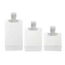 Túi đựng mỹ phẩm, sữa dưỡng thể, dạng lỏng, có thể mang theo (1.01/1.69/3.38oz), túi hút chân không đựng dầu gội, túi bóp có vòi đứng tái sử dụng, túi rỗng có thể đổ đầy lại, chai du lịch. - Nhiều màu - Xem 11