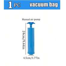 1/5/6/10/13pcs Multi-Size High Quality Vacuum Compression Storage Bags, Suitable For Travel Essentials, Clothes, Bedding, Blankets, Portable With Hand Pump, No Electric Needed. Can Be Used For Decoration, Holiday, Room, Home, Bedroom, Dresses, Pants, Shoes, Jeans, Boots, Skirts, Etc. Vacuum Compression Bags, Thick Storage Bags For Clothes, Quilts, Down Jackets, Moisture-Proof And Anti-Moth, Travel Organizer - Multicolor - View 23