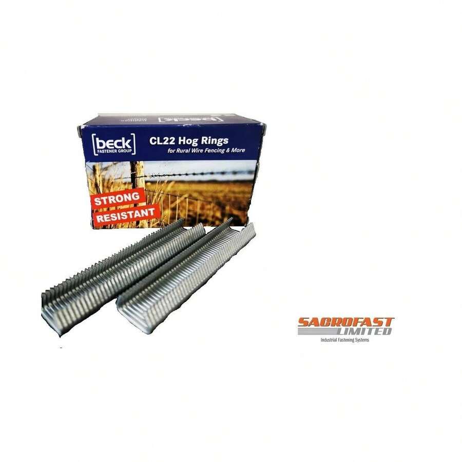 4 BOXES OF GALVANISED HOG RINGS, TRIPLE LIFE, MODEL CL-22 - A - View 1