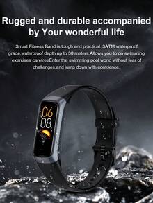 LIGE New Smart Bracelet: Splash-Proof, Activity Tracking, Weather Forecast, Music Playback, Call Reminder, Photo Timer - Multifunctional Smart Watch For Men And Women - View 9